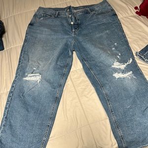 Extra high rise jeans